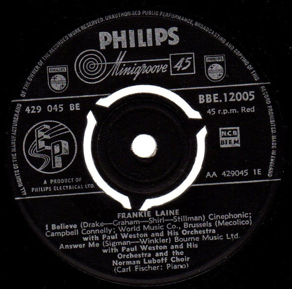 Frankie Laine : Frankie Laine (7", EP)