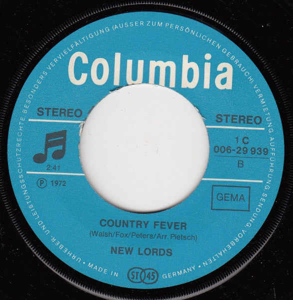 The Lords : We Go Out In The Sunshine (7", Single)