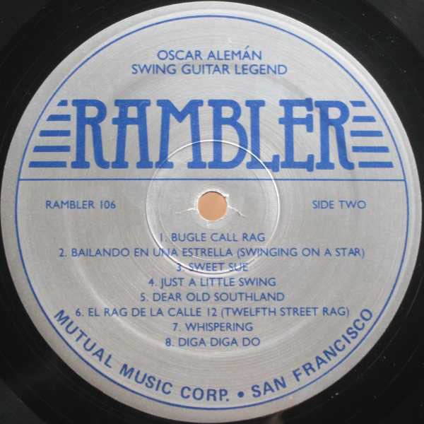 Oscar Aleman : Swing Guitar Legend (Paris, Copenhagen, Buenos Aires 1938-1945) (LP, Comp)