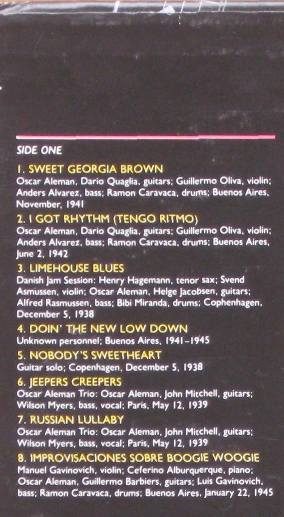 Oscar Aleman : Swing Guitar Legend (Paris, Copenhagen, Buenos Aires 1938-1945) (LP, Comp)