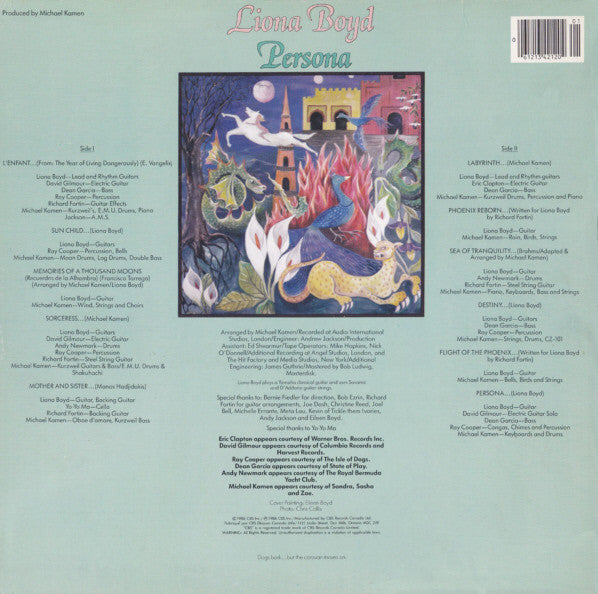 Liona Boyd : Persona (LP, Album)