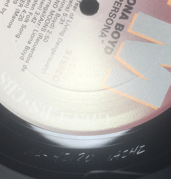 Liona Boyd : Persona (LP, Album)