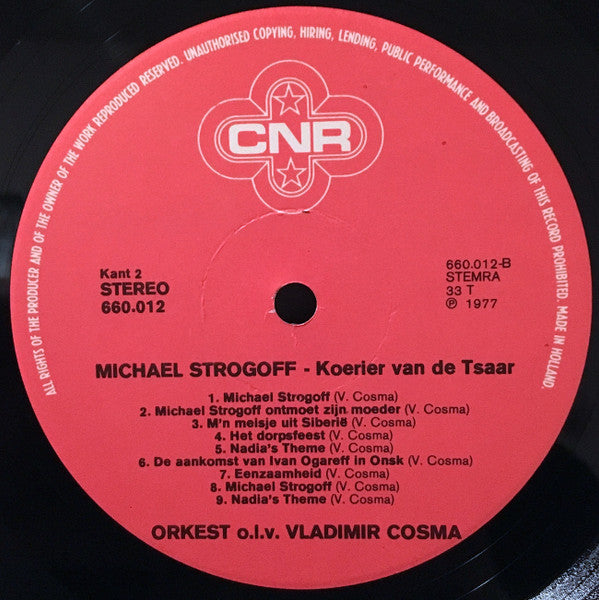 Vladimir Cosma : Michael Strogoff (Original Soundtrack/Koerier Van De Tsaar) (LP, Album)