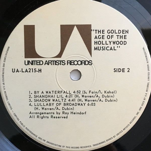 Various : The Golden Age Of The Hollywood Musical (LP, Comp, Gat)