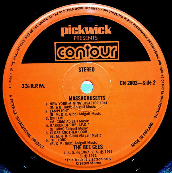 Bee Gees : Massachusetts (LP, Comp, RE)