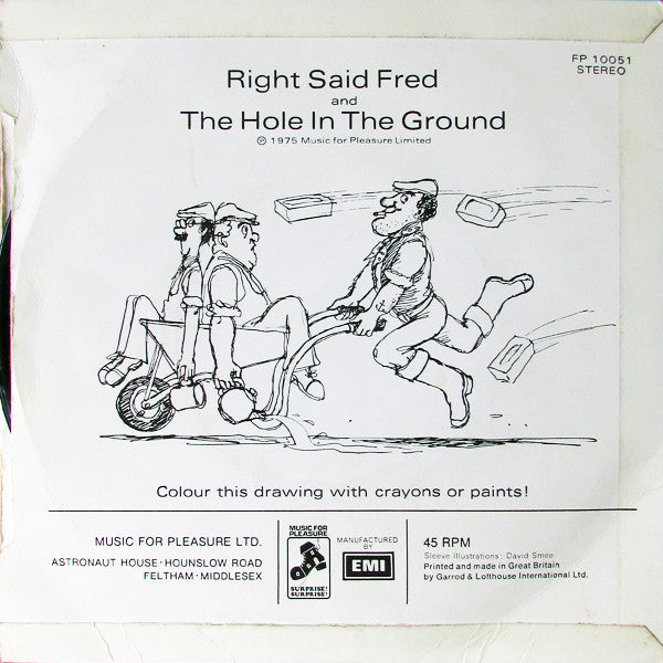 Mike Nottingham : Right Said Fred And The Hole In The Ground (7", Single)