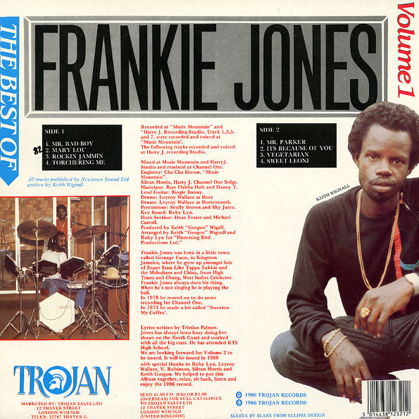 Frankie Jones (2) : Best Of Volume 1 (LP)