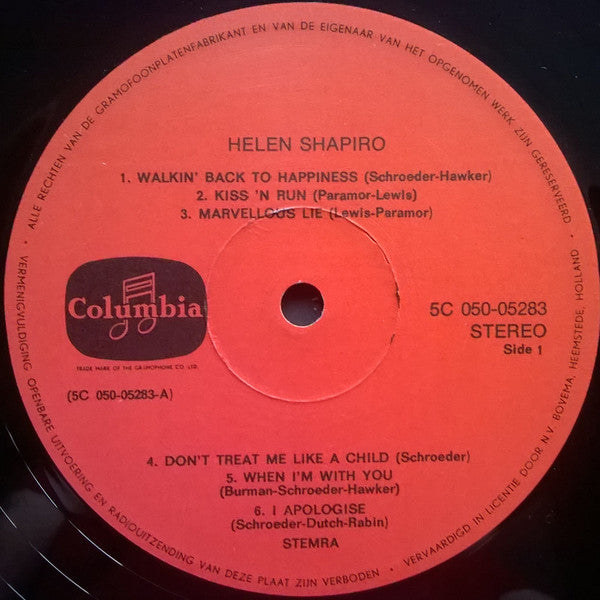 Helen Shapiro : Queen For Tonight (LP, Comp)