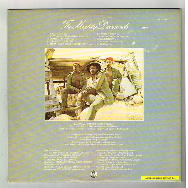 The Mighty Diamonds : Right Time (LP, Album, Gat)