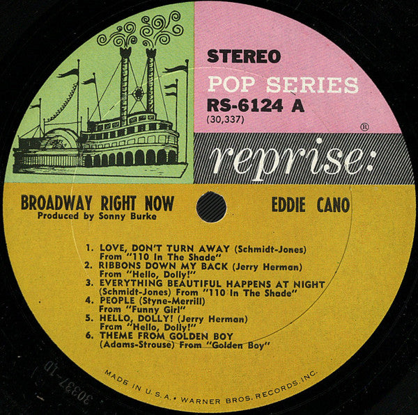 Eddie Cano : Broadway Right Now (LP, Album)