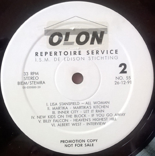 Various : Repertoire Service No. 55 (LP, Comp, Promo)