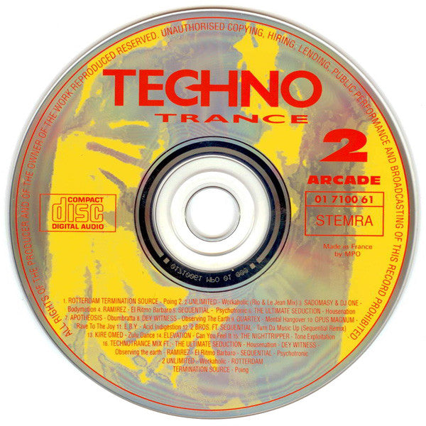 Various : Techno Trance 2 (CD, Comp)