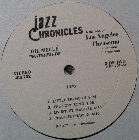 Gil Mellé : Waterbirds (LP, Album, RE)