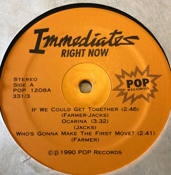 Immediates : Right Now (12", EP)