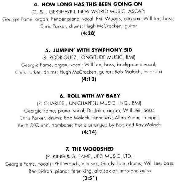 Georgie Fame : The Blues And Me (CD)