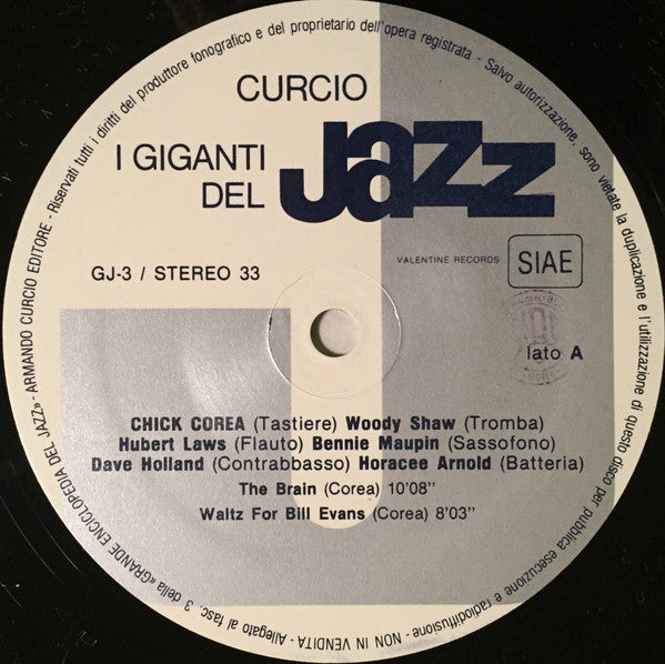 Chick Corea - Dave Holland - Hubert Laws - Woody Shaw - Gato Barbieri / Don Cherry - Albert Ayler - John Handy Quintet - Various : Jazz Giants (2xLP, Comp)