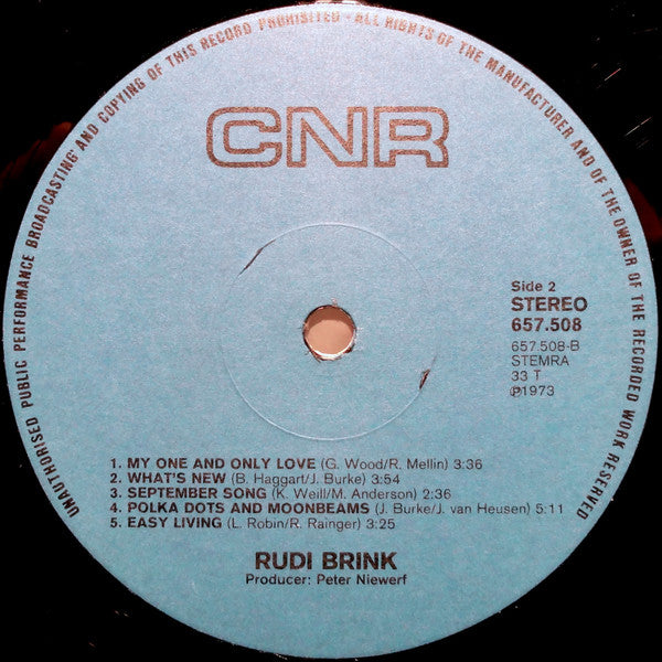 Ruud Brink : Teach Me Tonight (LP, Album)