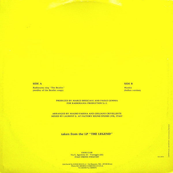 Radiorama : Sing The Beatles (12")