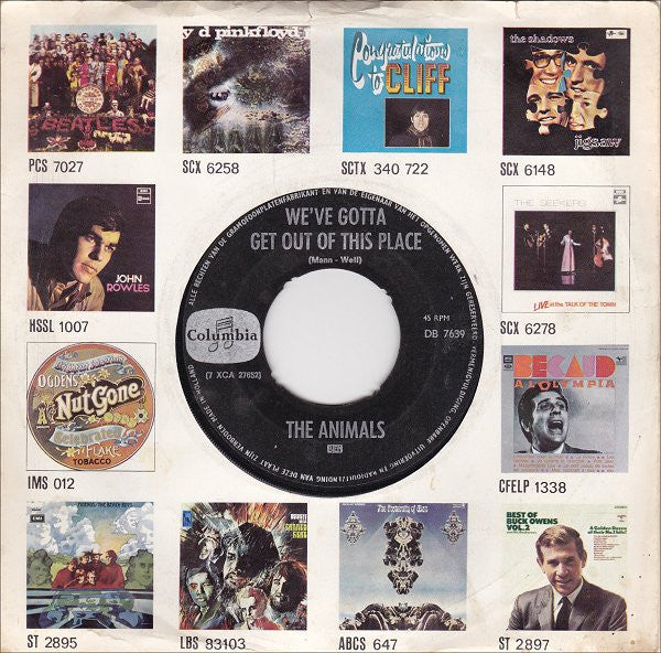 The Animals : We've Gotta Get Out Of This Place (7", Single)
