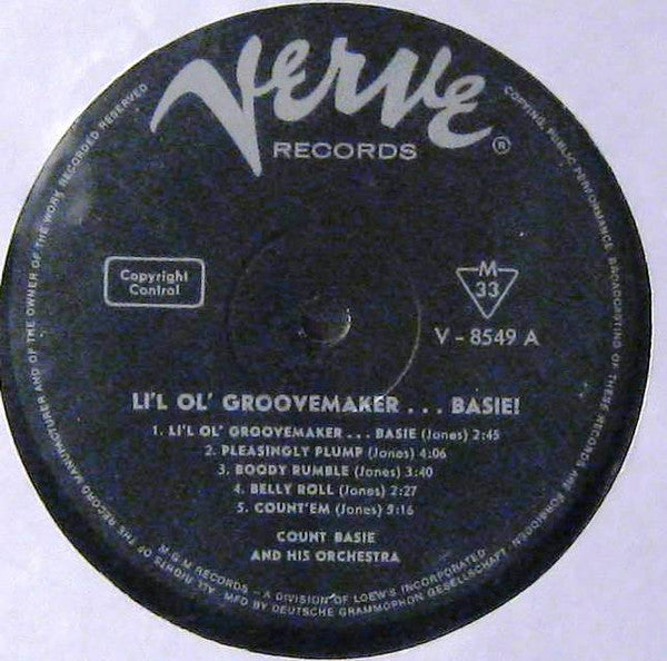 Count Basie And His Orchestra* : Li'l Ol' Groovemaker ... Basie! (LP, Album, Mono)
