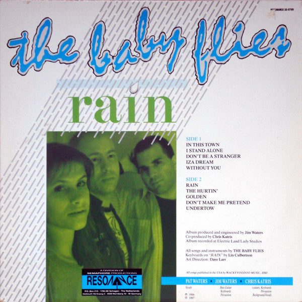 The Baby Flies : Rain (LP, Album + 7", Promo, Bon)