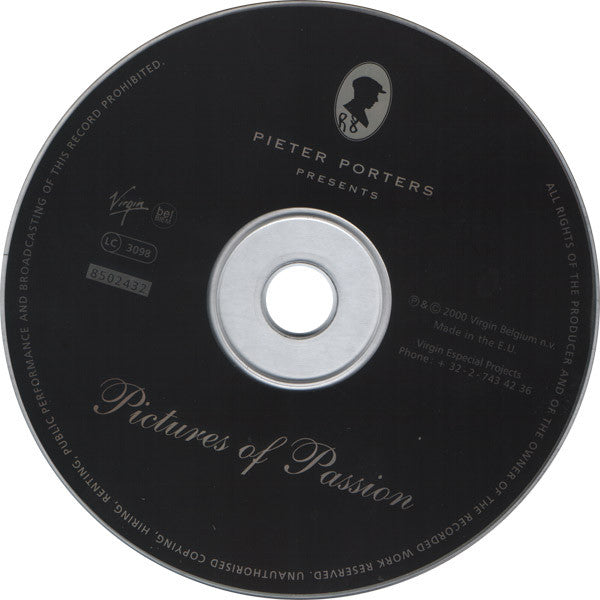 Various : Pieter Porters Presents Pictures Of Passion (CD, Comp, Promo)