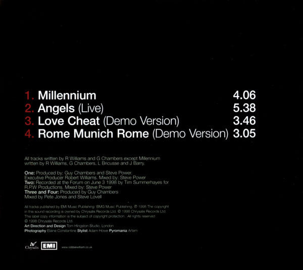 Robbie Williams : Millennium (CD, Maxi)