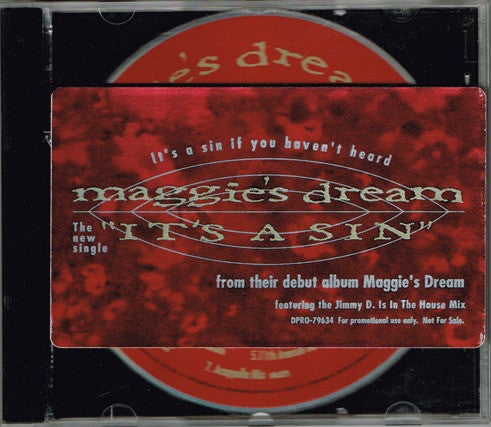 Maggie's Dream : It's A Sin (CD, Maxi, Promo)