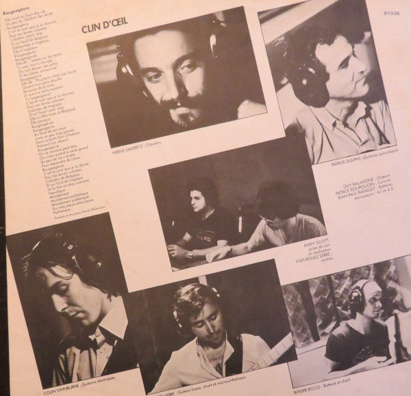 Daniel Balavoine Et Clin D'Œil : Face Amour Face Amère (LP, Album)