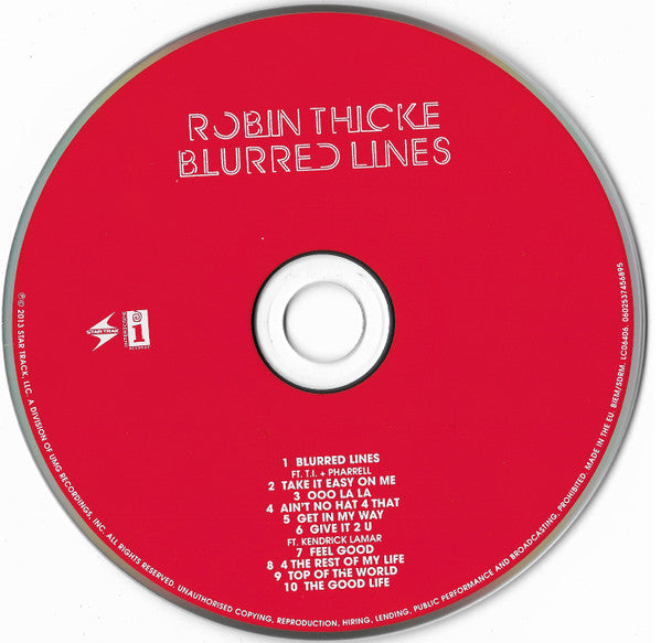 Robin Thicke : Blurred Lines (CD, Album)