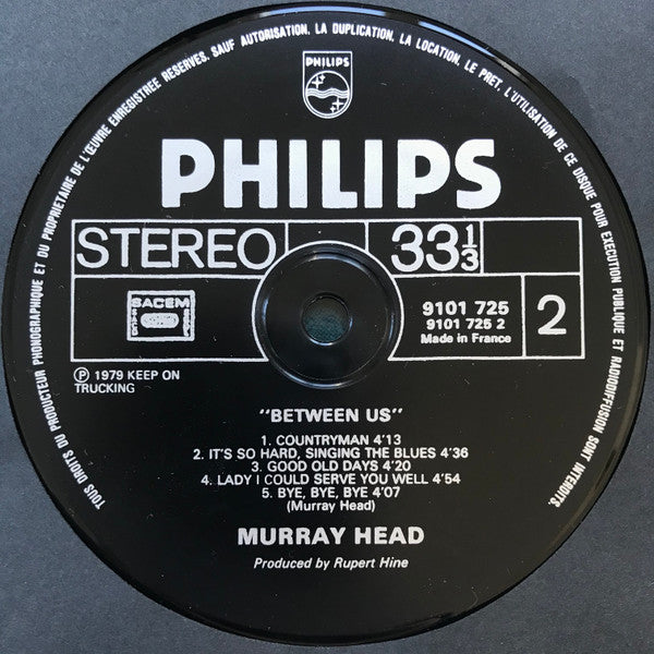 Murray Head : Between Us (LP, Album)