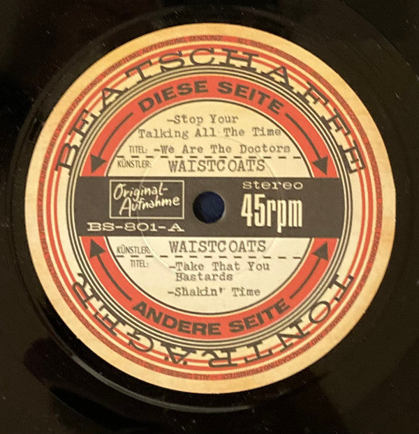 The Waistcoats : Beatschaffe Vol. 1 (7", EP)
