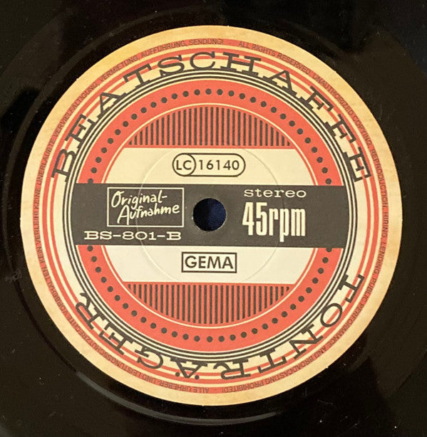 The Waistcoats : Beatschaffe Vol. 1 (7", EP)