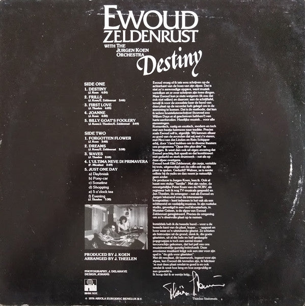 Ewoud Zeldenrust With The Jurgen Koen Orchestra : Destiny (LP, Album)