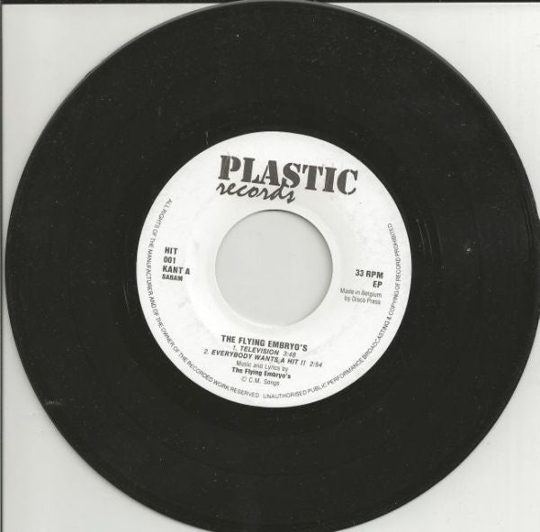 The Flying Embryo's : Television / Everybody Want A Hit (7", EP)