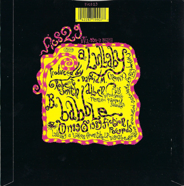 The Cure : Lullaby (7", Single, Pap)