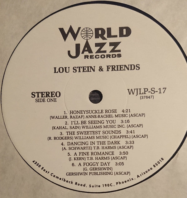 Lou Stein : Lou Stein & Friends (LP, Comp)