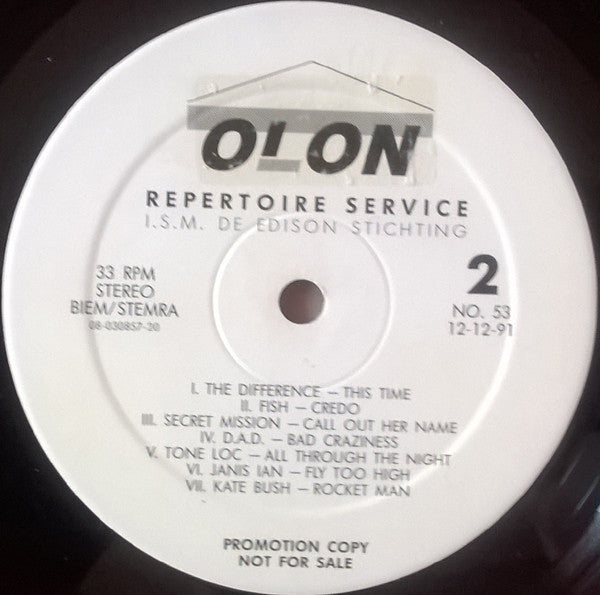 Various : Repertoire Service No. 53 (LP, Comp, Promo)