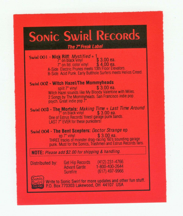 The Bent Scepters : Doctor Strange (7", EP)