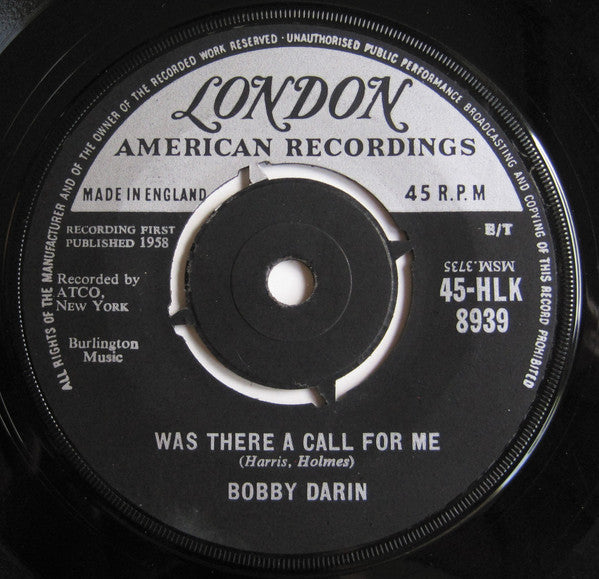 Bobby Darin : Mack The Knife (7", Single, 4-P)