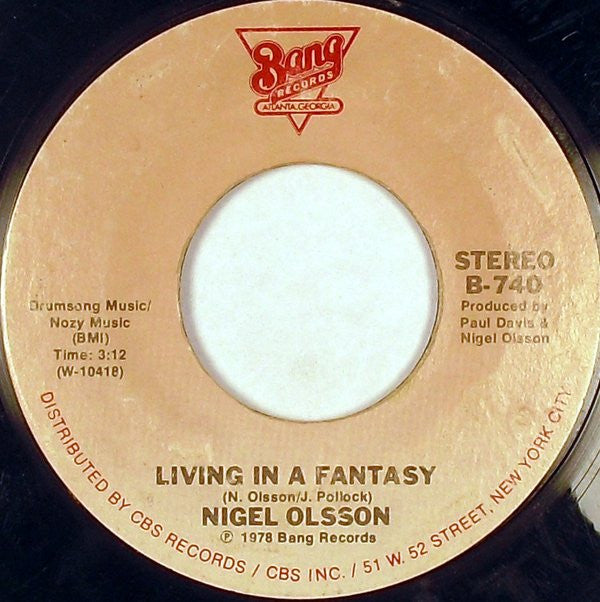 Nigel Olsson : Dancin' Shoes / Living In A Fantasy (7", Single)