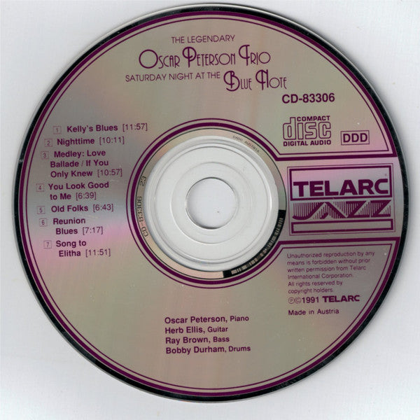 The Oscar Peterson Trio : Saturday Night At The Blue Note (CD, Album)
