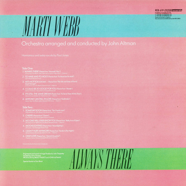 Marti Webb : Always There (LP)