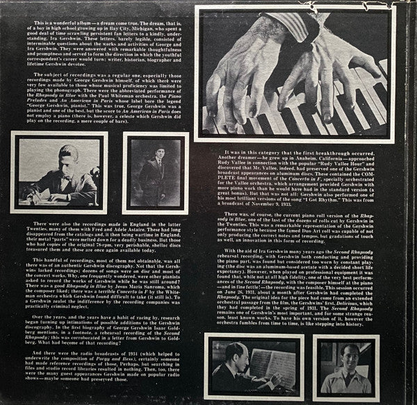 George Gershwin : Gershwin By Gershwin (2xLP, Comp)