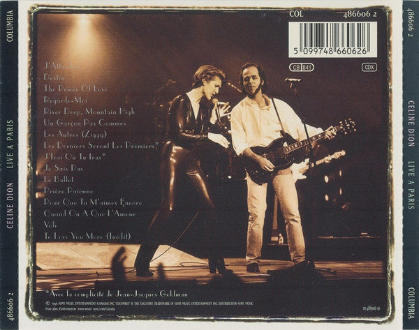 Céline Dion : Live A Paris (CD, Album)