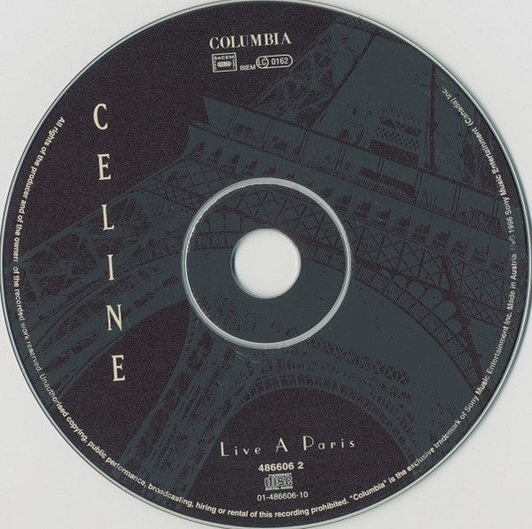 Céline Dion : Live A Paris (CD, Album)