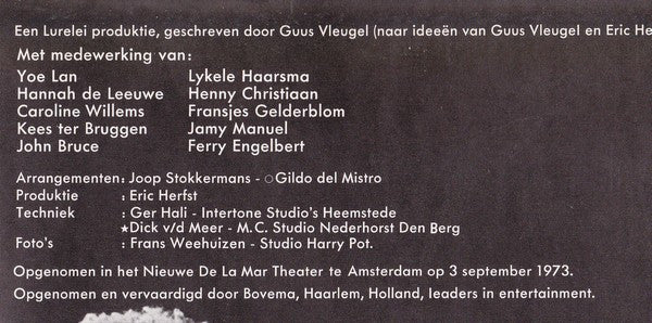 Jasperina de Jong : Jasperina's Grote Egotrip (LP)