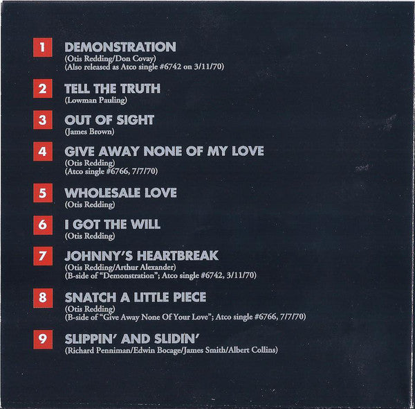 Otis Redding : Tell The Truth (CD, Album, RE, RM, RP)