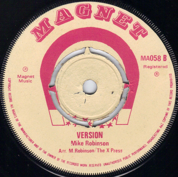 Mike Robinson (7) : Don't Take Your Love From Me (7", Single)