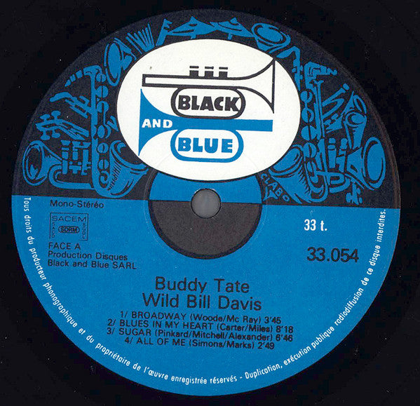 Buddy Tate Et Wild Bill Davis : Buddy Tate Et Wild Bill Davis (LP, Album)